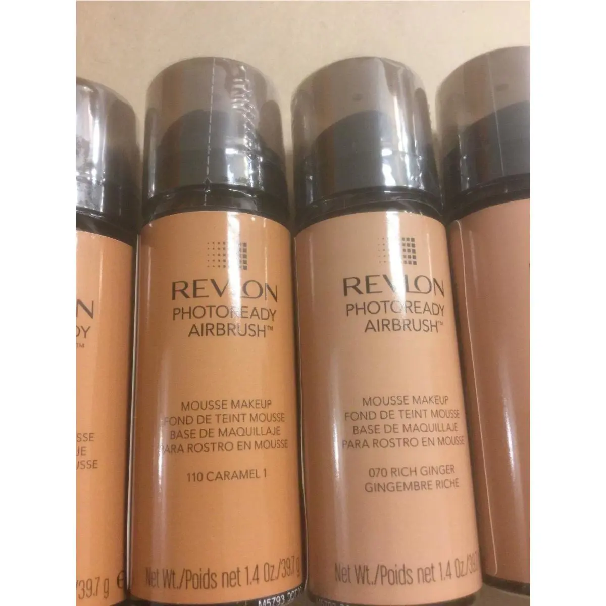36 X Revlon Photoready Airbrush Mousse Makeup Foundation Two Shades +