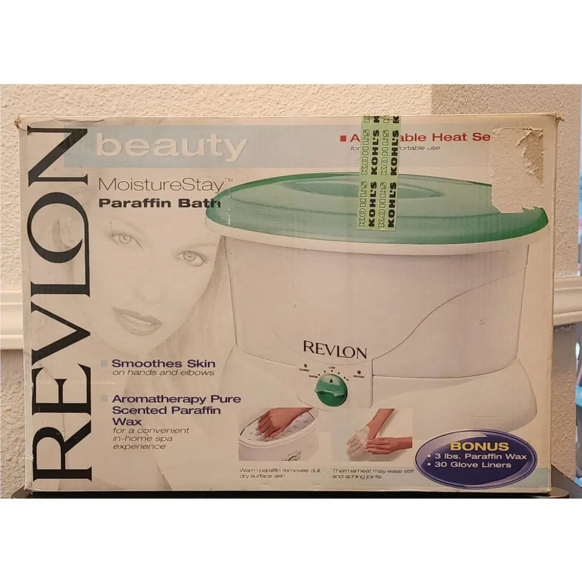 Revlon Spa Moisture Stay Anomatherapy Paraffin Wax Path RVS1213 Gloves 3lb Wax