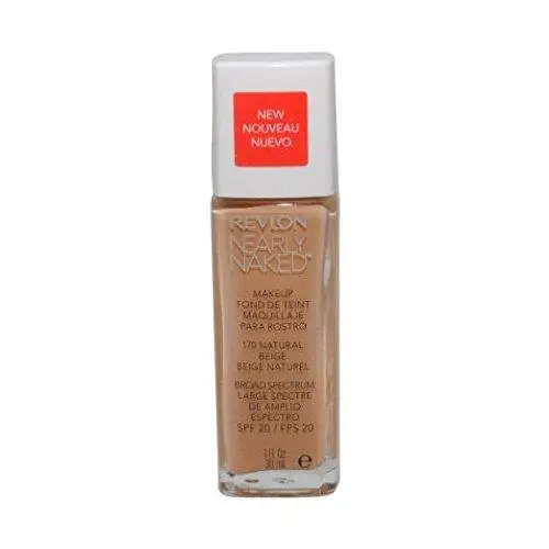 Revlon Nearly Naked Makeup - Natural Beige - 1 oz 4 Pack