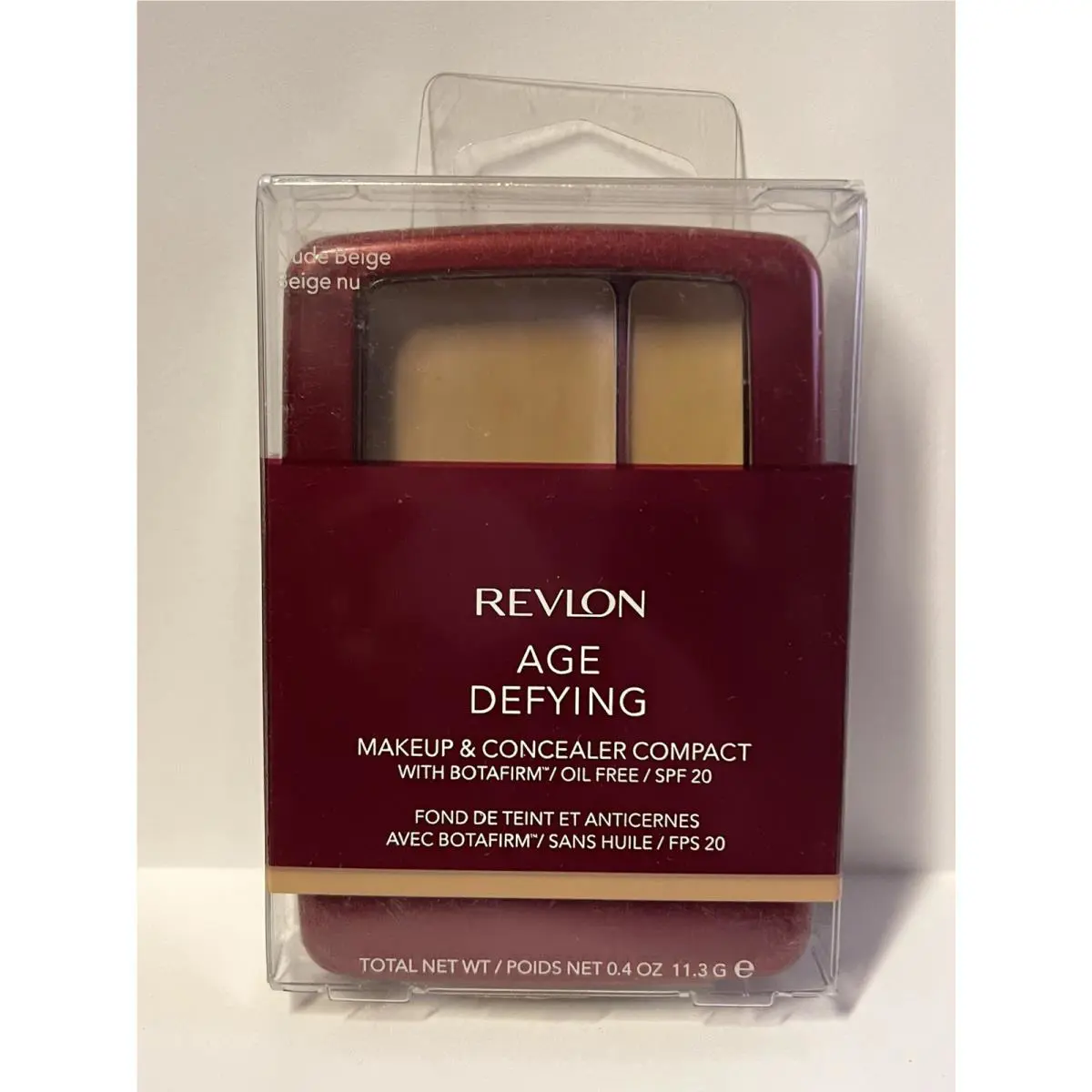 Revlon Age Defying Makeup Concealer Compact w/ Botafirm Spf 20 02 Beige