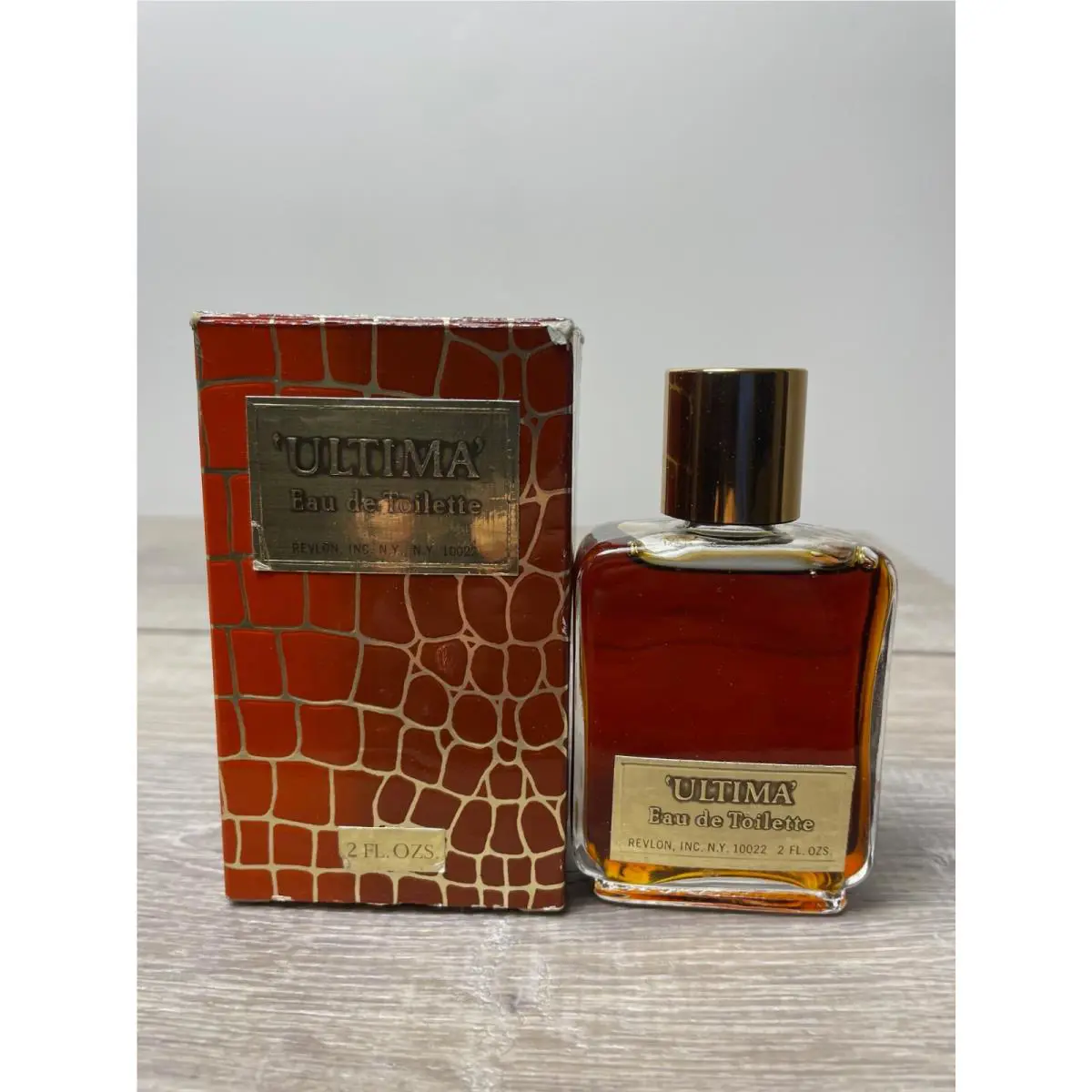Vintage Revlon Ultima Eau de Toilette 2 oz Splash Perfume