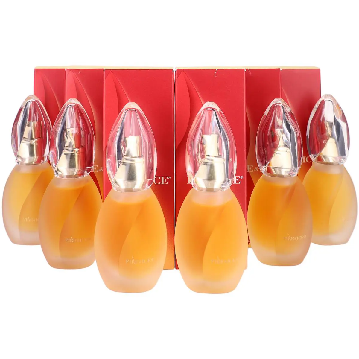 Fire Ice by Revlon Women Combo:mini Cologne Spray Perfume 6x0.5oz Bottles