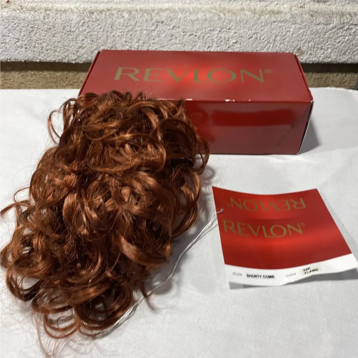Revlon Style-shorty Comb Color-32R Flame 12”