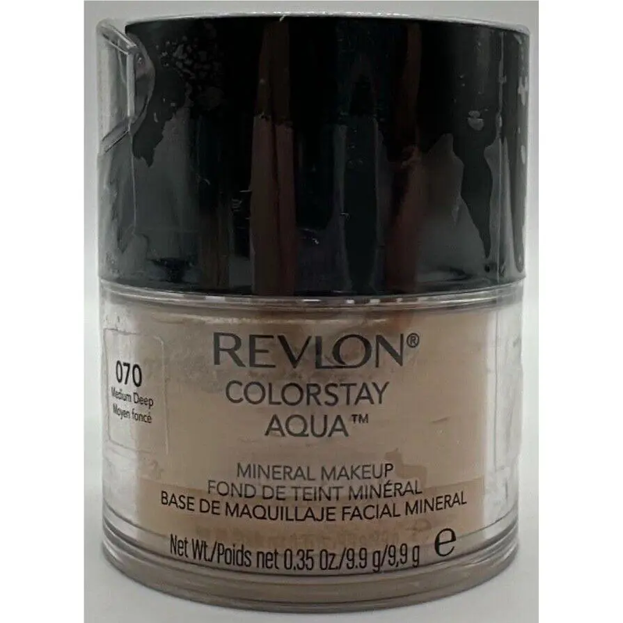 Revlon Colorstay Aqua Mineral Makeup 0.35 OZ 70 Medium Deep Rare