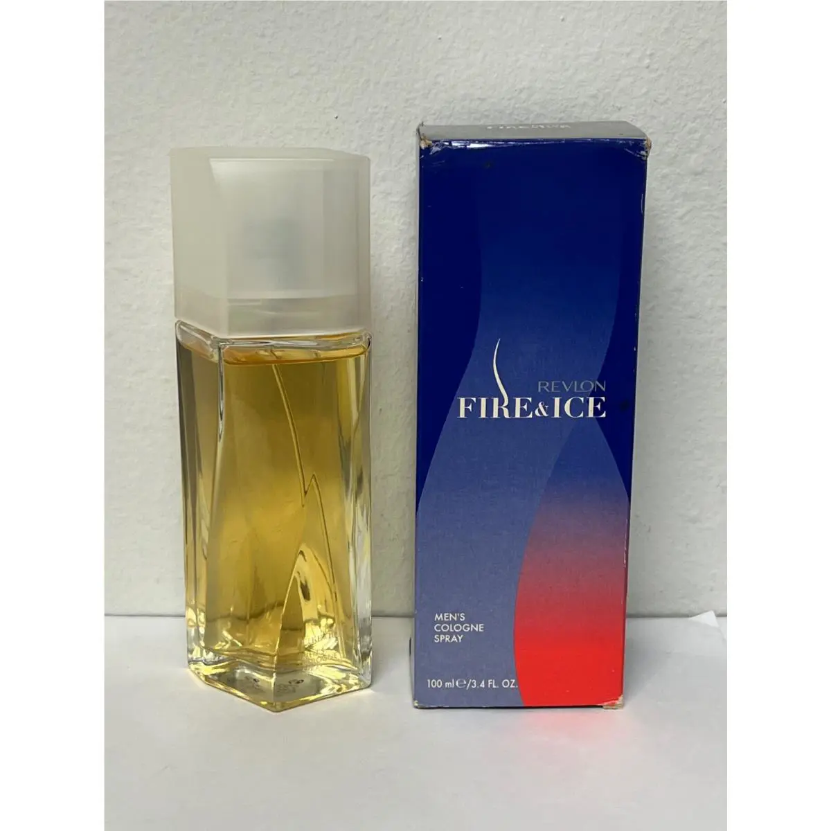 Fire Ice By Revlon Men`s Cologne Spray 3.4 Fl. Oz. Same AS Pictured