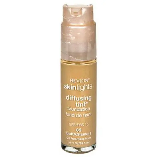 Revlon Skinlights Diffusing Tint Foundation 02 Buff Spf 15 Usa 1 oz Full