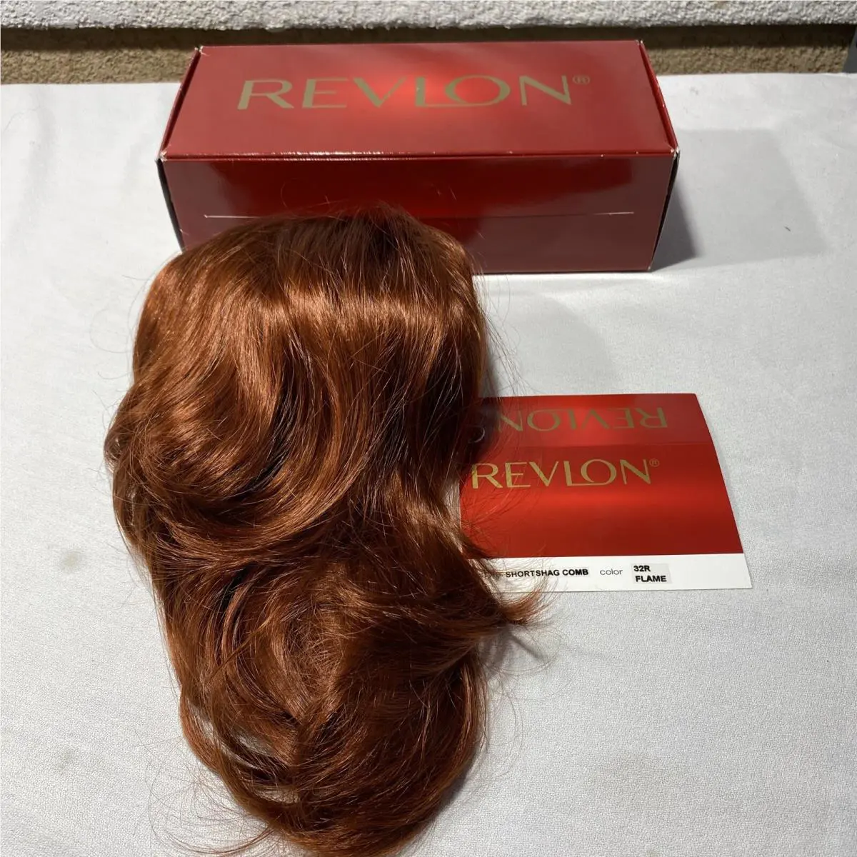 Revlon Shorty Shag Comb- 32R Flame 17”