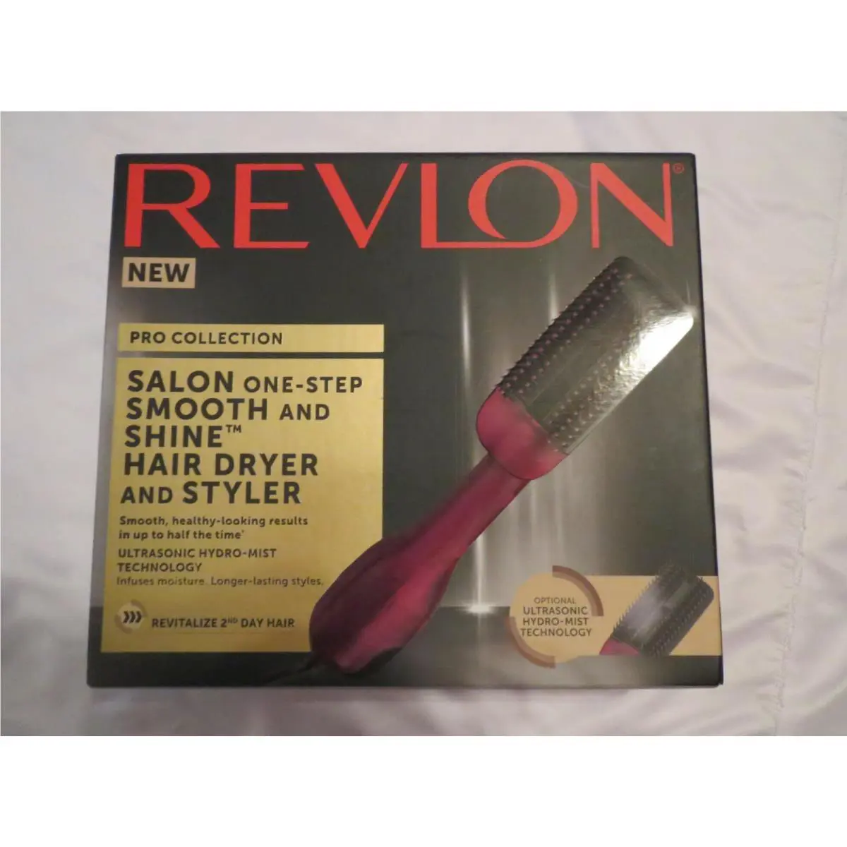 Revlon Pro Collection Salon One-step Smooth Shine Hair Dryer Styler Hydro-mist