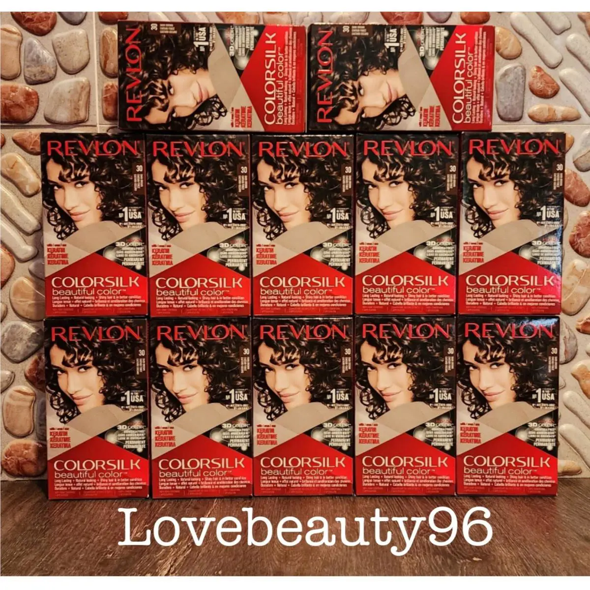 12 PK Revlon Colorsilk Beautiful Color 30 Dark Brown Permanent NO Ammonia