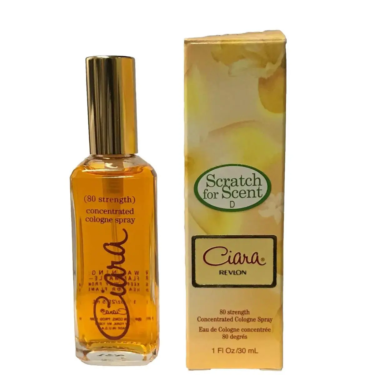 24 Bottles Ciara  80 Strength Concentrated Cologne Spray 1 fl oz by Revlon