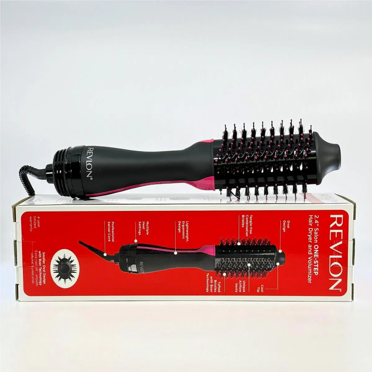 Revlon One Step Hair Dryer and Volumizer with 2.4inch Oval-ceramic Technology