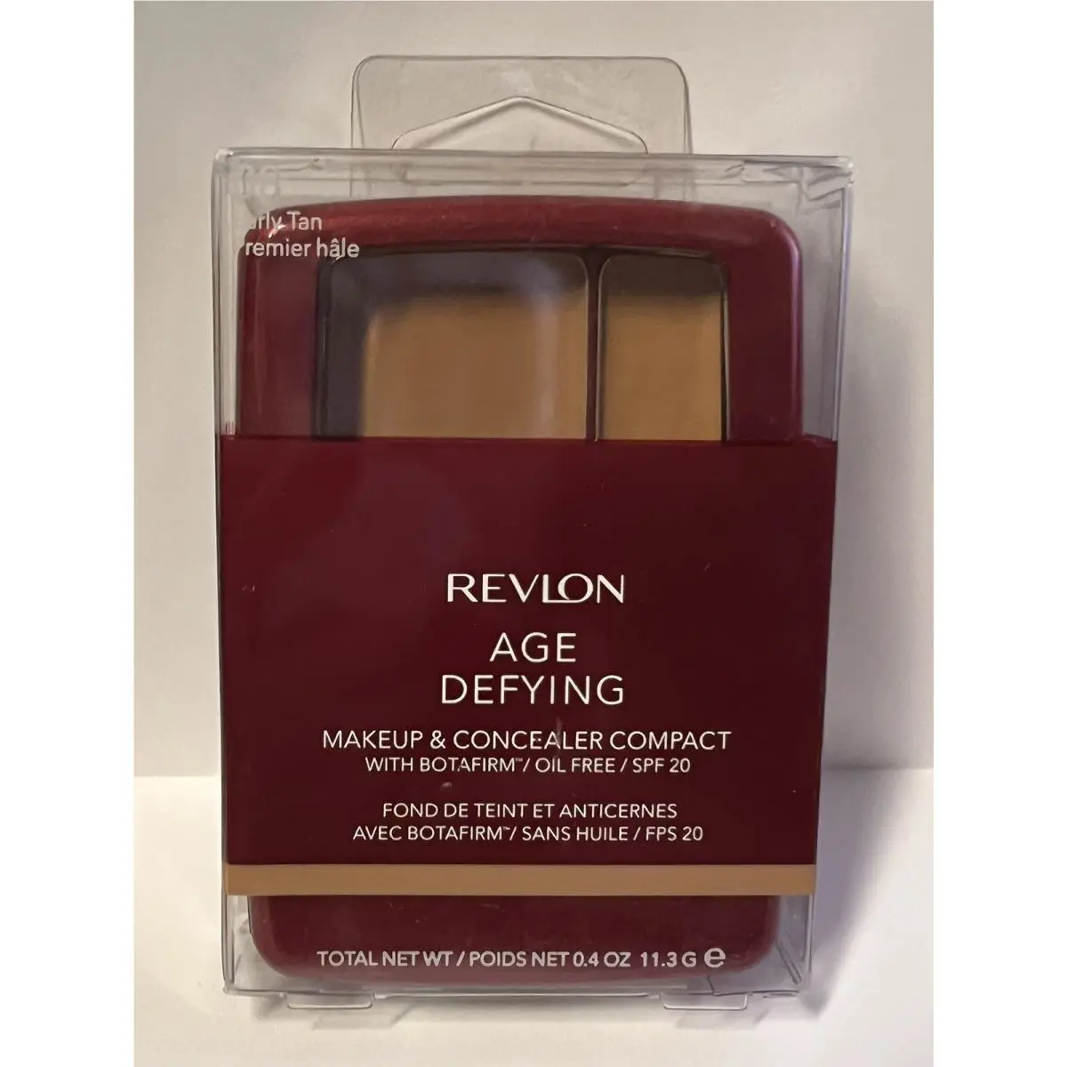 Revlon Age Defying Makeup Concealer Compact W/botafirm Spf 20 08 Early Tan