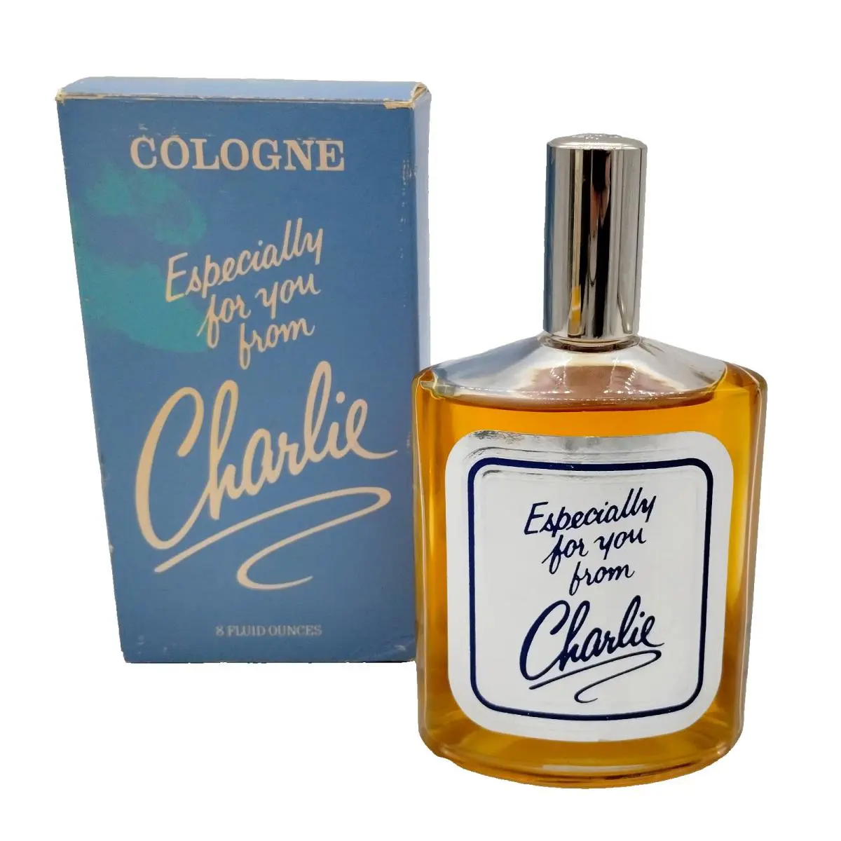 Vintage Charlie Cologne 8oz Splash Revlon Fragrance Perfume