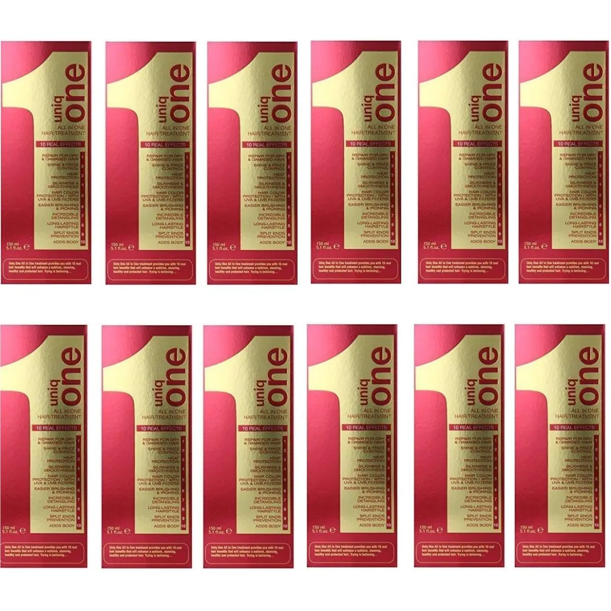 Revlon Pack Of 12 Uniq 1 Hair Treatment 5.1Oz