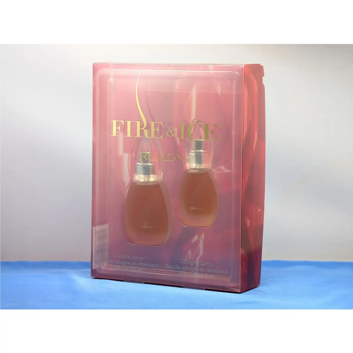 Fire Ice by Revlon Cologne Spray 1oz 0.5oz Set - Made in Usa