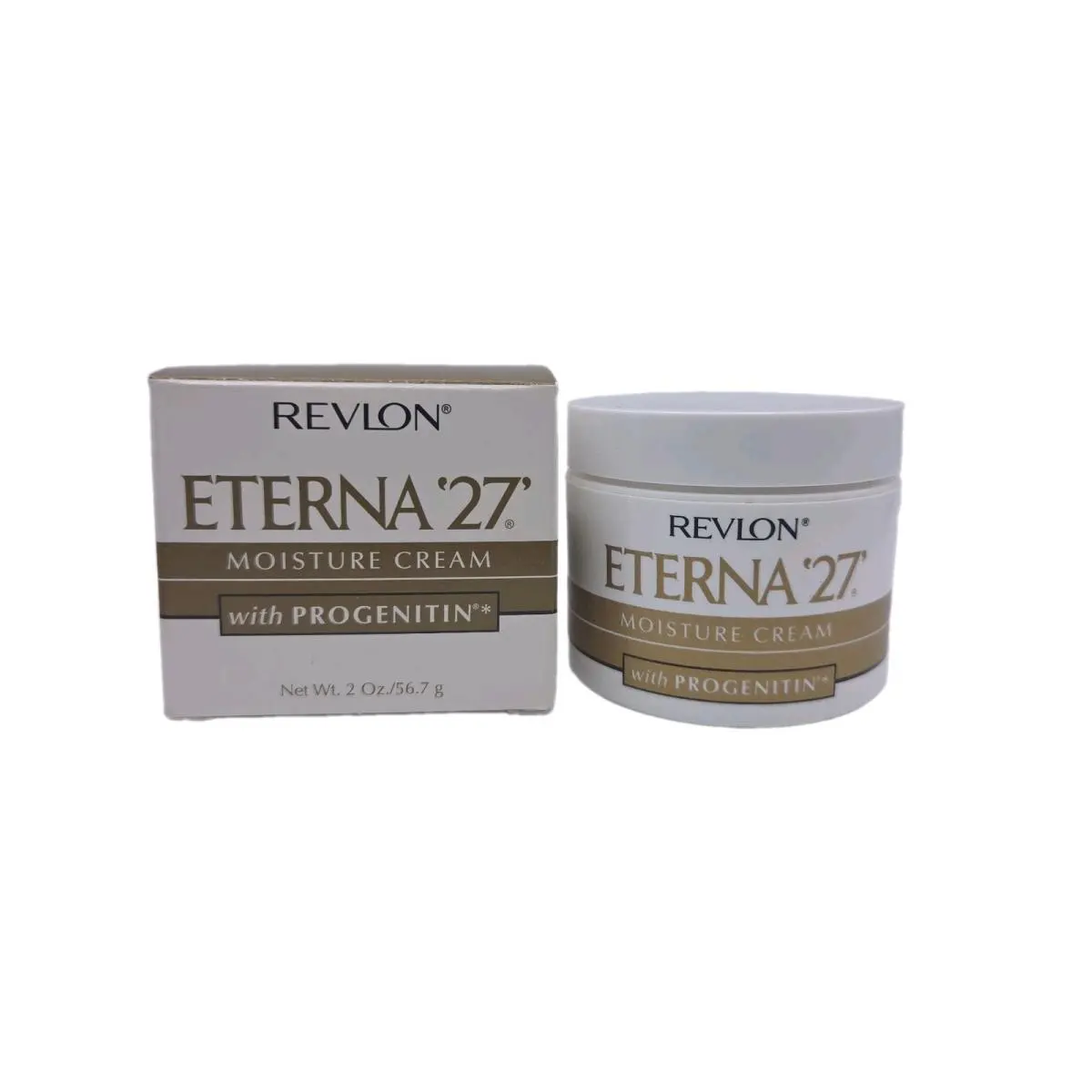 Eterna 27 Moisture Cream Progenitin Pregnenolone Acetate Face Neck 2oz by Revlon
