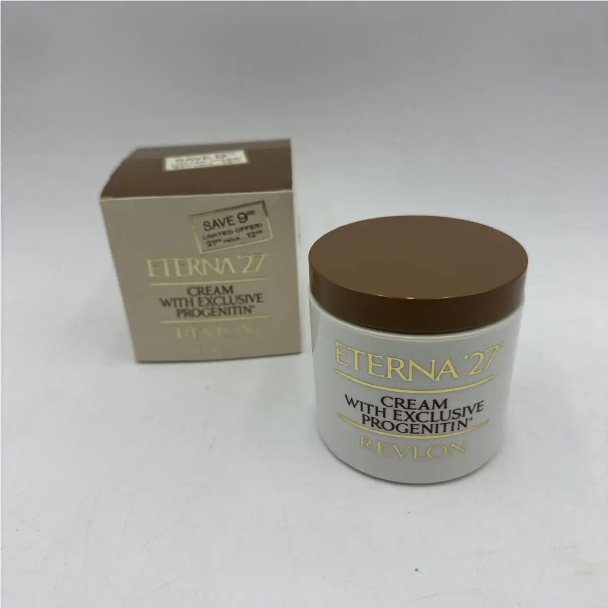 Revlon Eterna 27 Moisture Cream with Progenitin 6oz Old Stock - See Photos Rare
