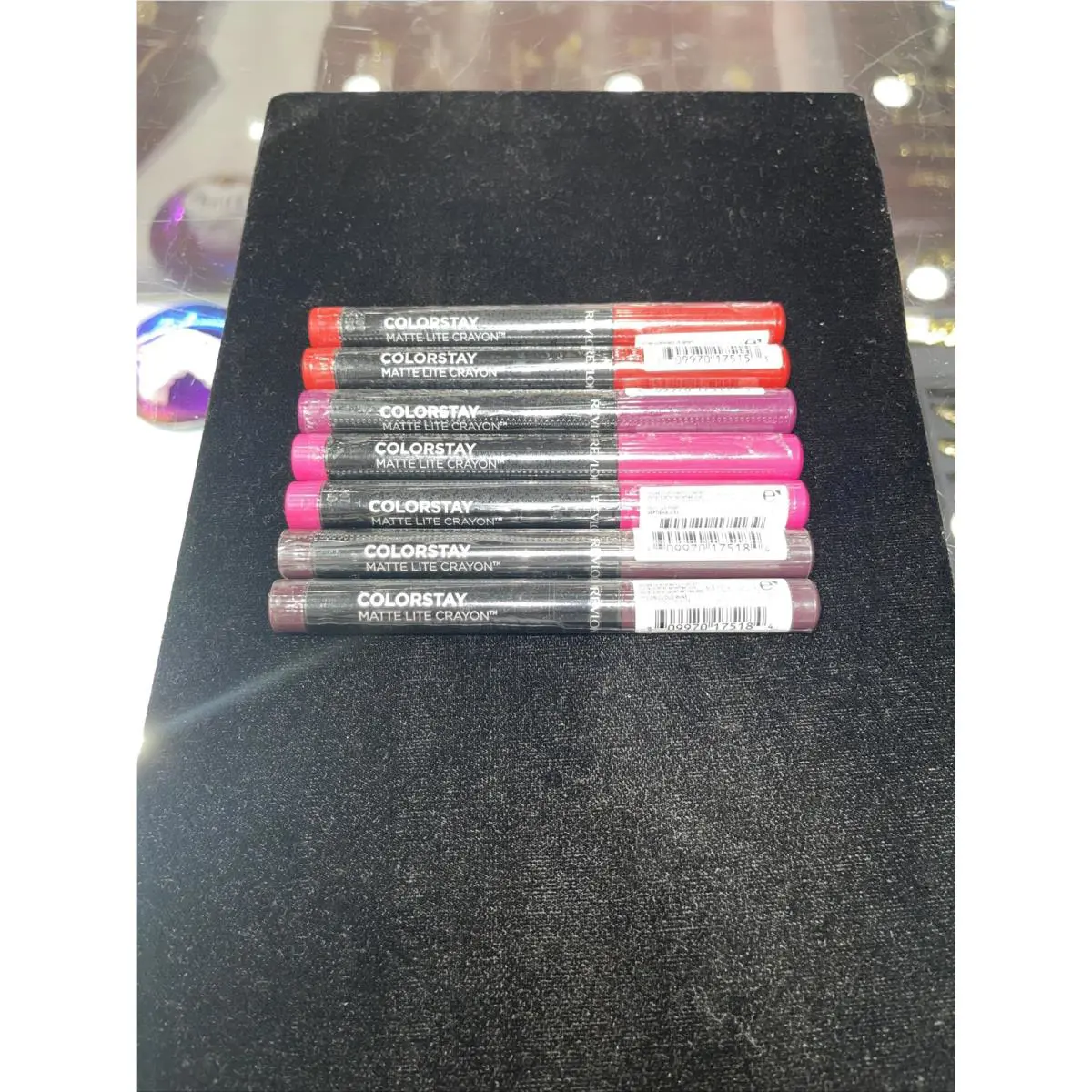 Revlon Colorstay Matte Lite Crayon Lip Color Lot OF 7
