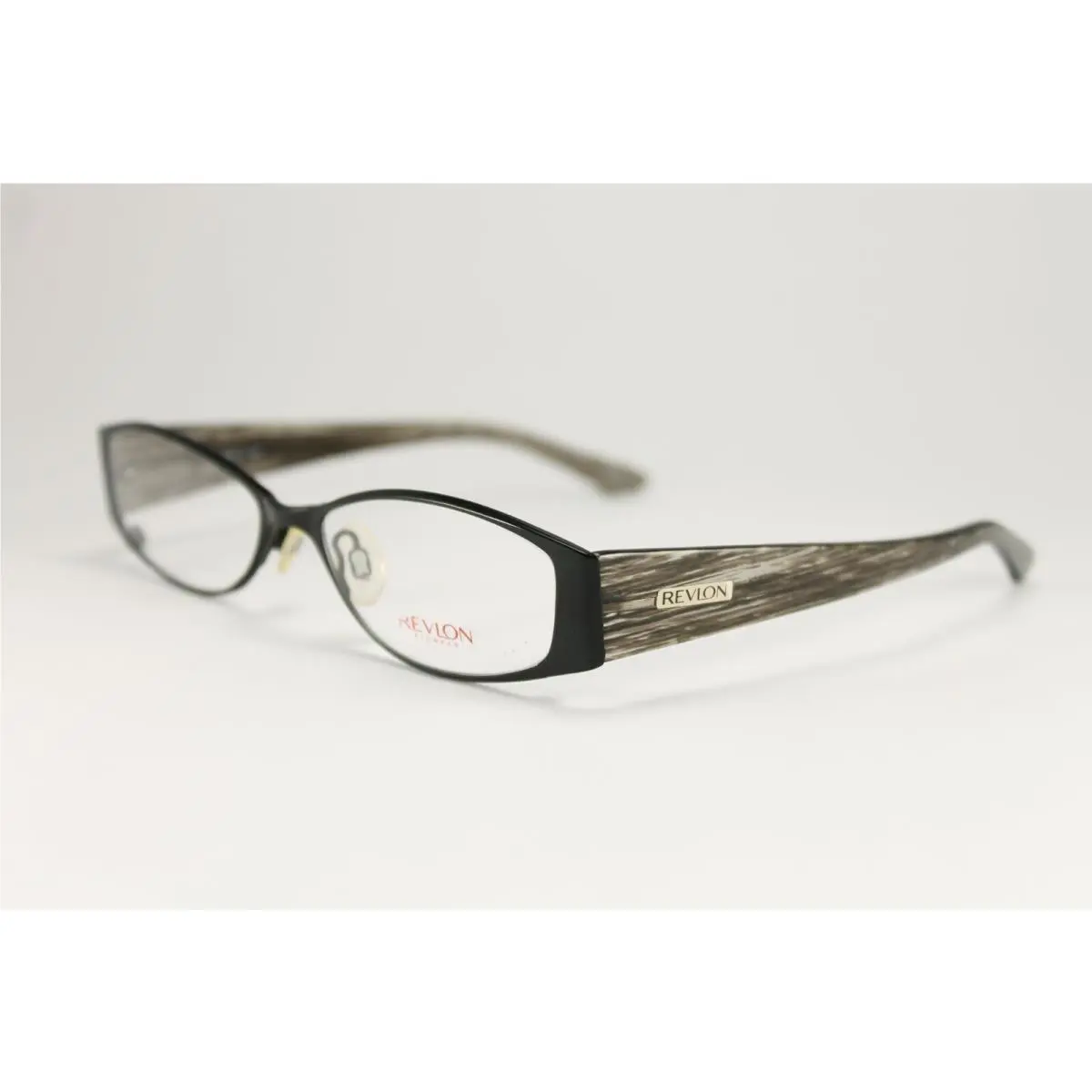Revlon RV551 Black Clear Modern Designer Full-rim RX Eyeglass Frames 49-15-130