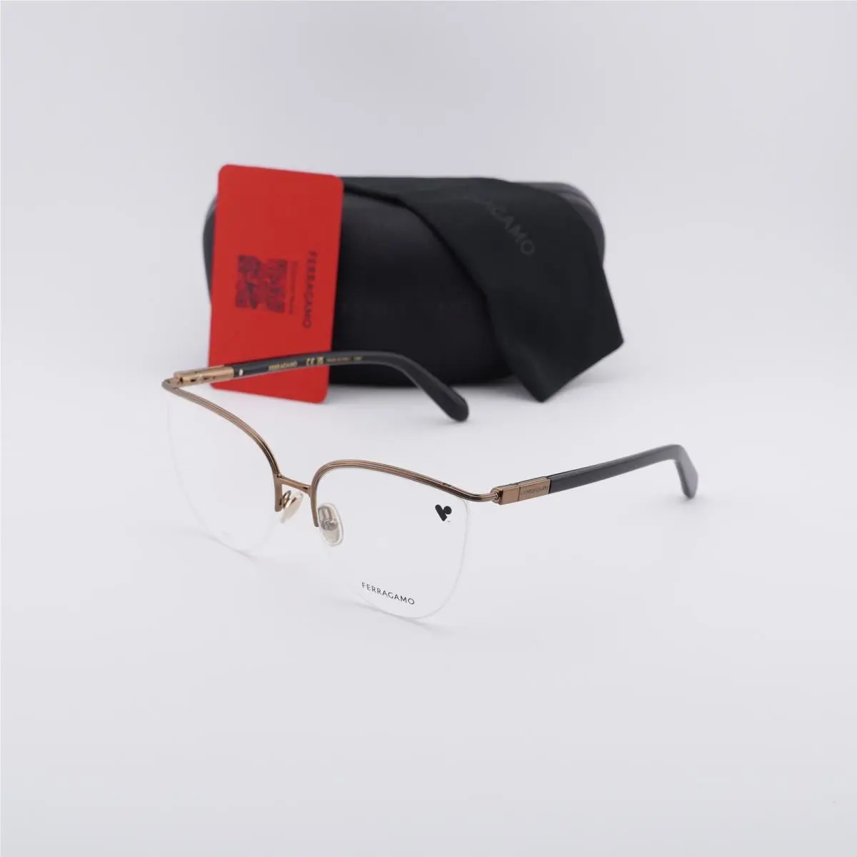 Salvatore Ferragamo SF2227 730 Amber Gold 56mm Eyeglasses