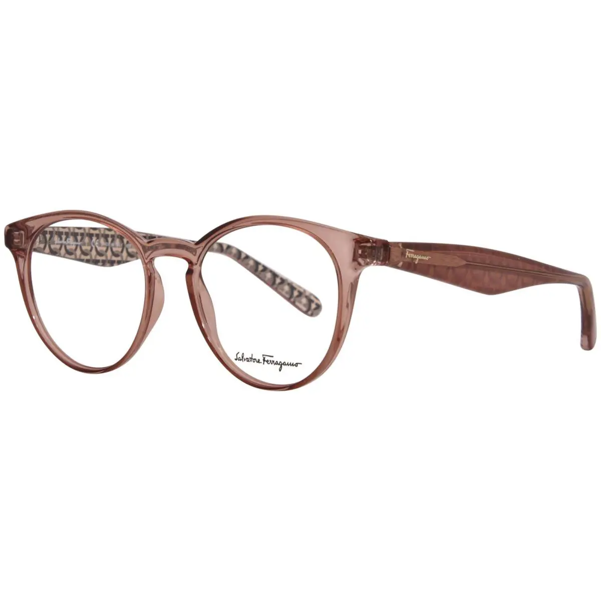 Salvatore Ferragamo SF2867 643 Eyeglasses Women`s Crystal Rose Full Rim 49mm