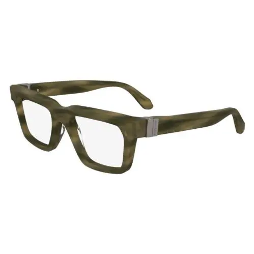 Ferragamo SF-2995 319 Striped Khaki Eyeglasses 52/19/145