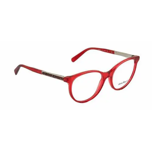 Salvatore Ferragamo Eyeglasses SF2805R 613 Crystal Red Frames 55MM Rx-able ST