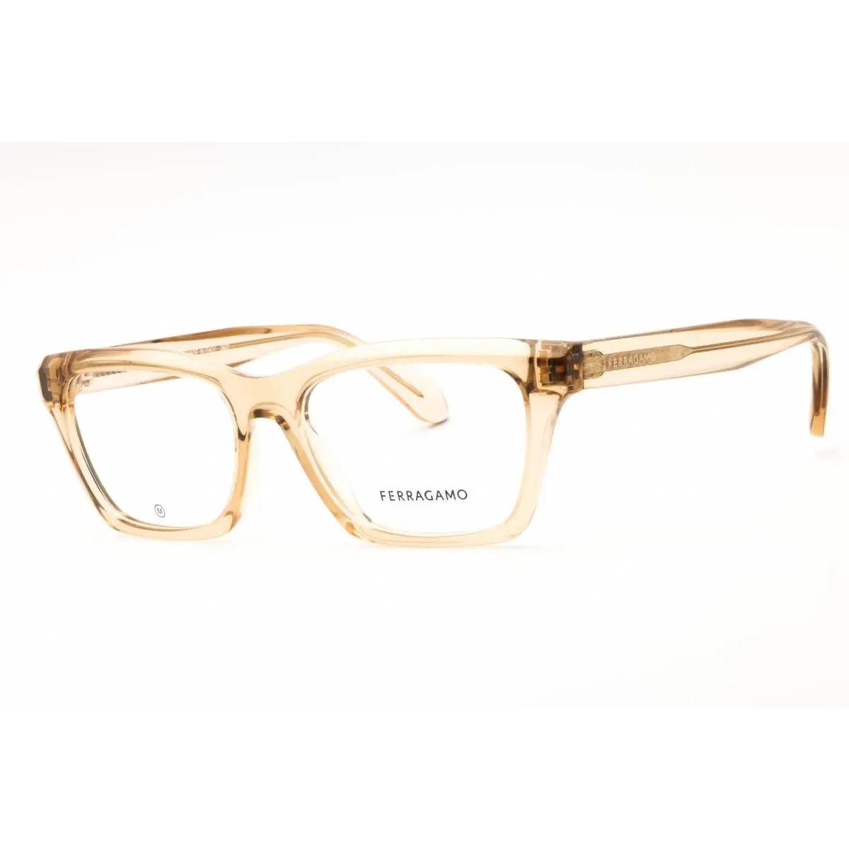 Salvatore Ferragamo SF2986 259 Eyeglasses Transparent Beige Frame 53mm