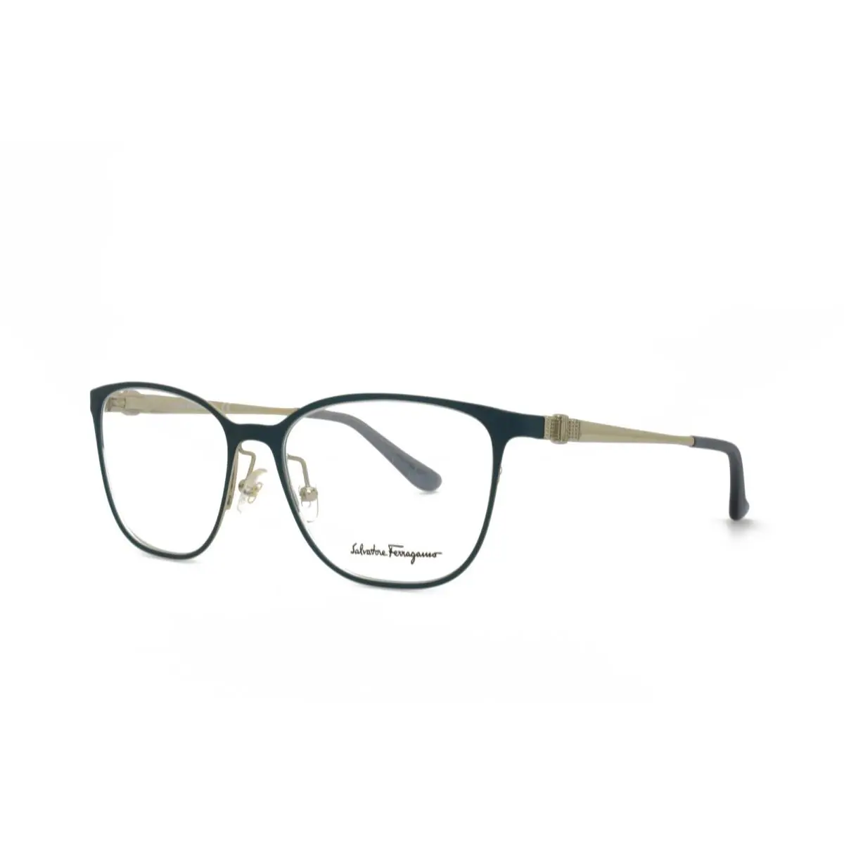 Salvatore Ferragamo 2141 417 52-16-135 Petrol Eyeglasses - Frame: Petrol