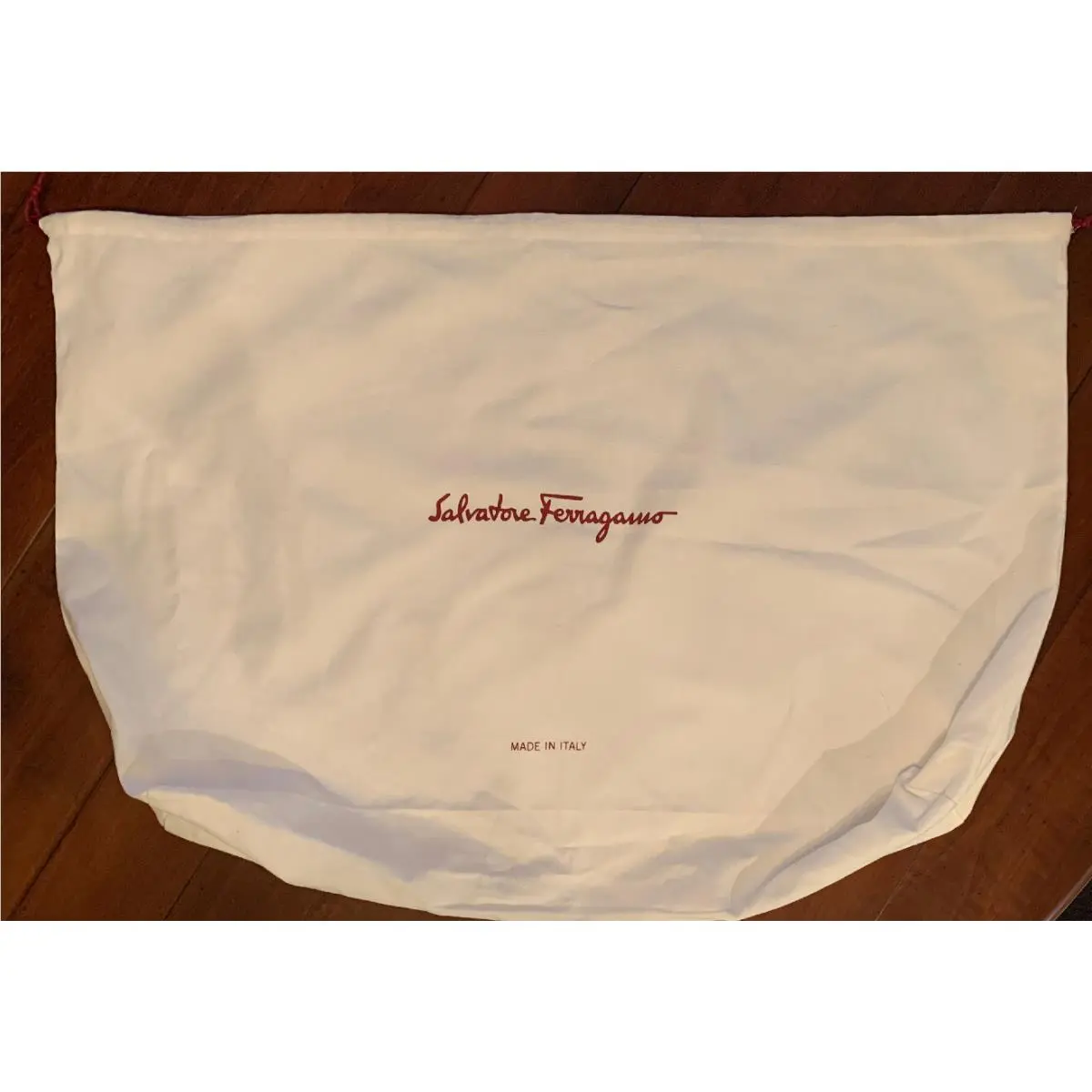 Salvatore Ferragamo 25” X 18.5 X 6.5” Cotton Drawstring Dust Storage Bag
