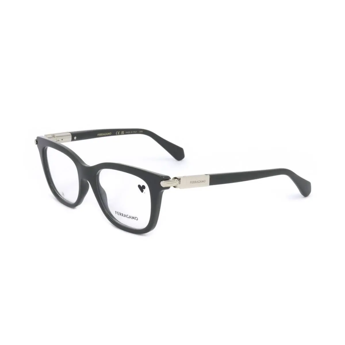 Ferragamo SF-2973 302 Dark Green Eyeglasses 50/17/140 - Frame: Green