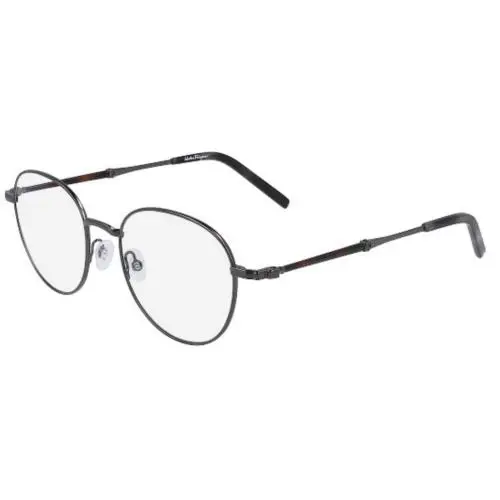 Salvatore Ferragamo SF 2192 015 Shiny Dark Gunmetal Eyeglasses 52/19/150