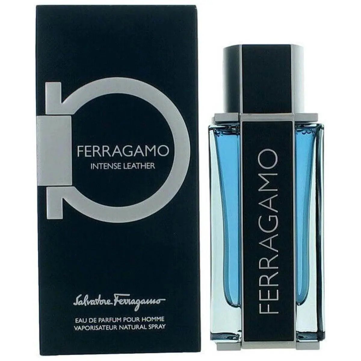 Ferragamo Intense Leather  Men Edp 3.3 / 3.4 oz by Salvatore Ferragamo