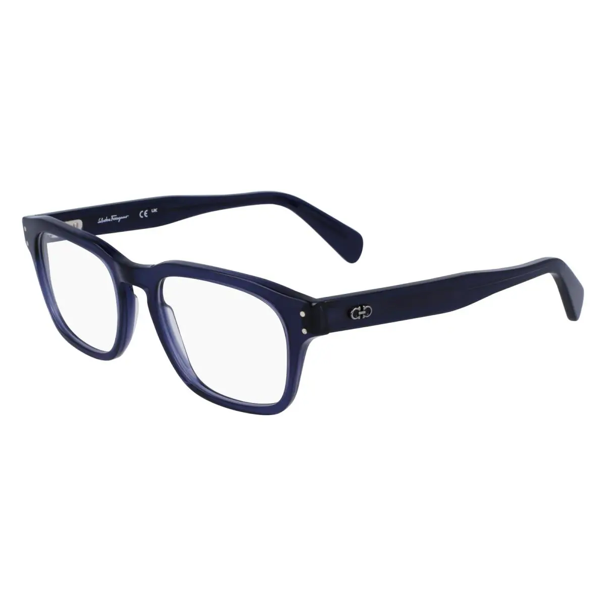 Salvatore Ferragamo SF-2958 420 Crystal Navy Eyeglasses 52/19/150 - Frame: Blue