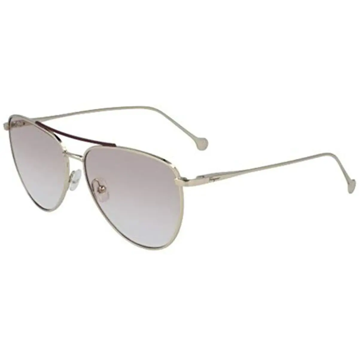 Salvatore Ferragamo SF2177 717 Medium Gold Eyeglasses 56mm with SF Case