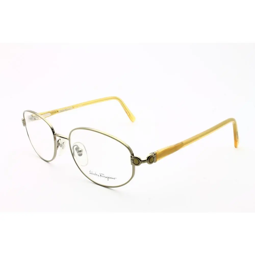 Vintage Salvatore Ferragamo 1546 577 Eyeglass Frame Size: 53-18-135