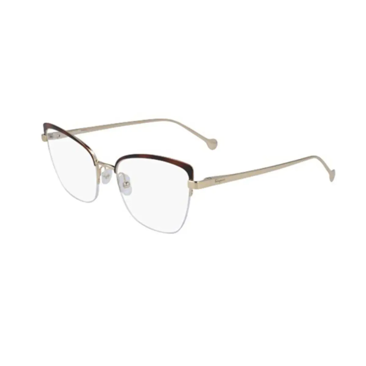 Salvatore Ferragamo Eyeglasses SF2182 723 D - Frame: Gold