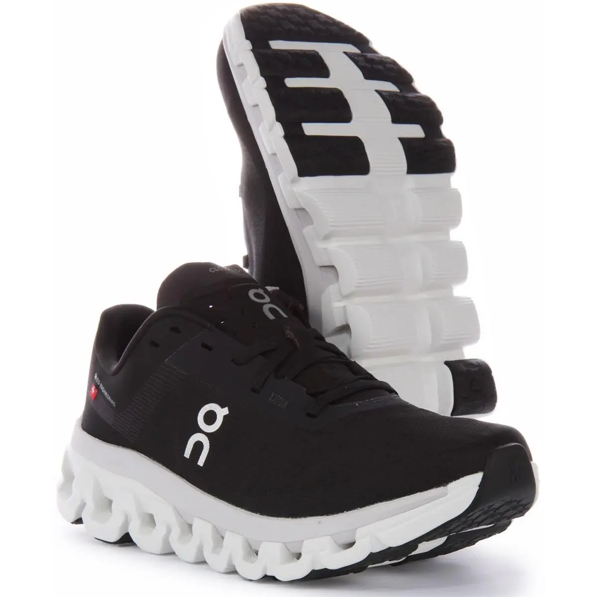 On-Running shoes - BLACK WHITE 3