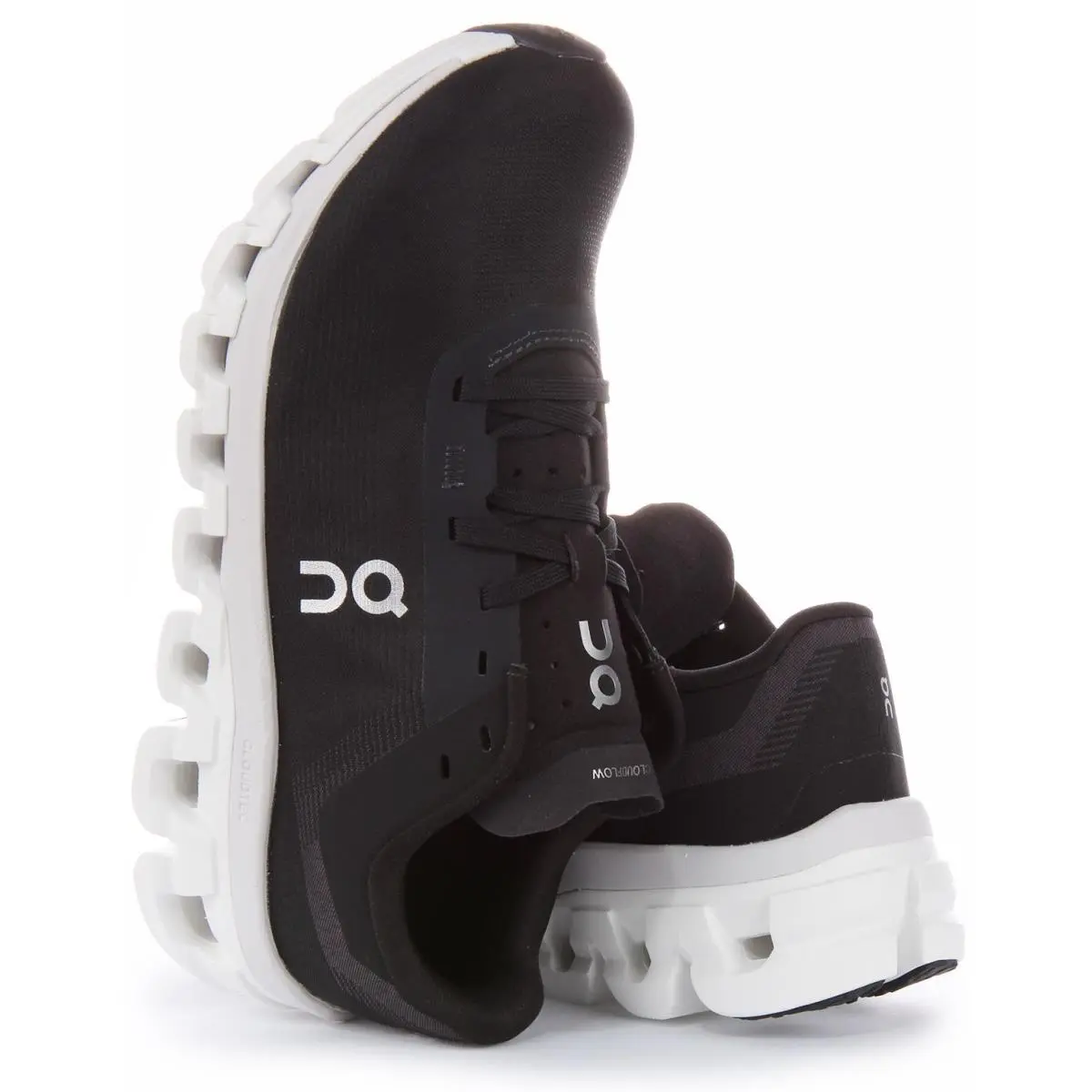 On-Running shoes - BLACK WHITE 8