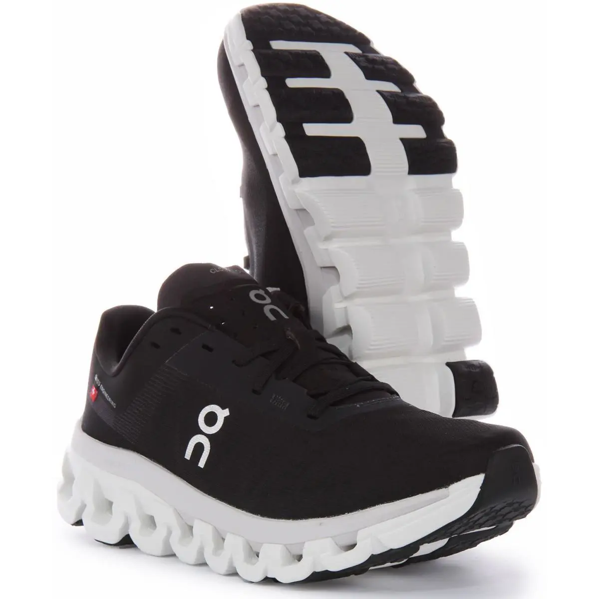 On-Running shoes - BLACK WHITE 3