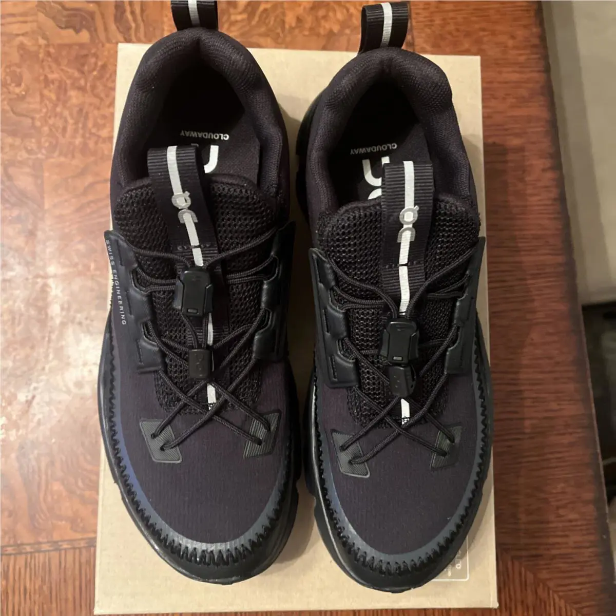 On-Running shoes - On Cloudaway Waterproof Suma - Cloudaway Waterproof Suma - 3WD30250485 - Black 3