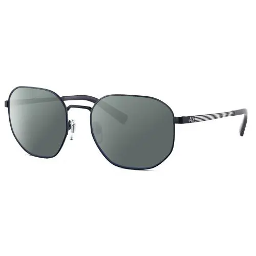 Armani Exchange AX2036 Unisex Hexagonal Polarized Sunglasses Navy Blue 56mm 4Opt
