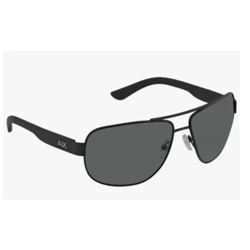 AX2012S 606381 62 Men`s Aviator Polarized Matte Black Sunglasses by Armani Exchange