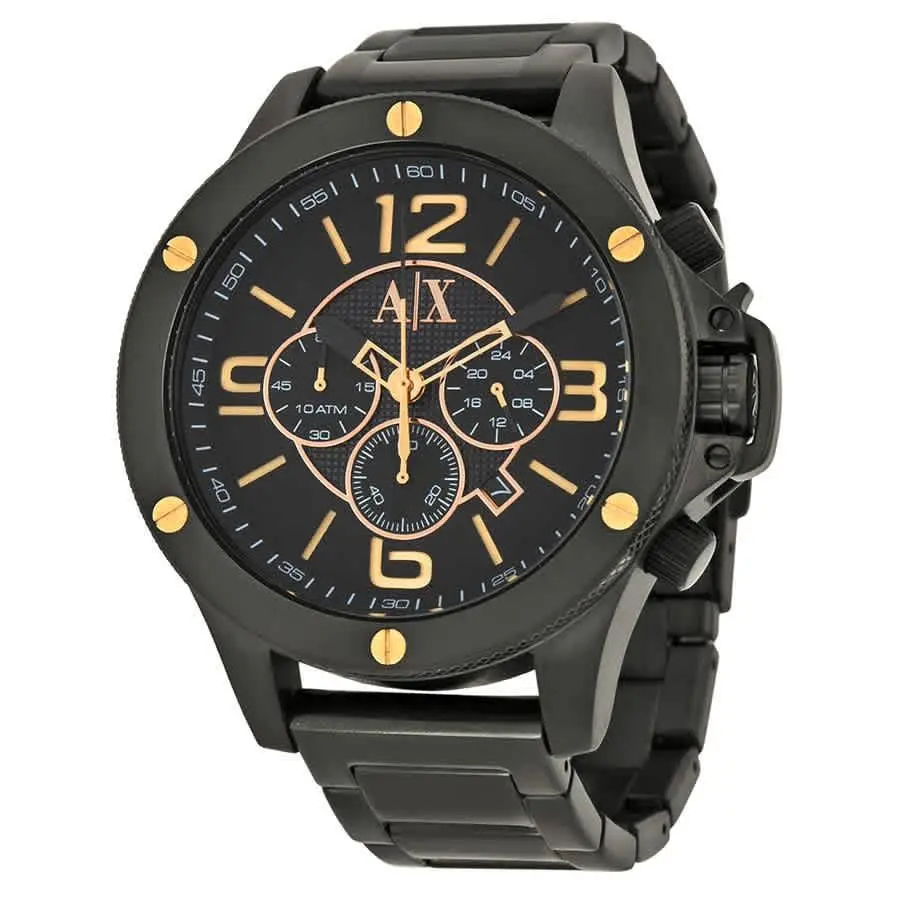 Armani Exchange Chronograph Black Dial Men`s Watch AX1513