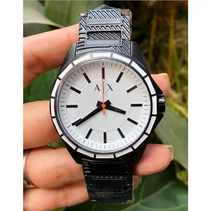 Armani Exchange Black Stainless Steel Watch AX2625