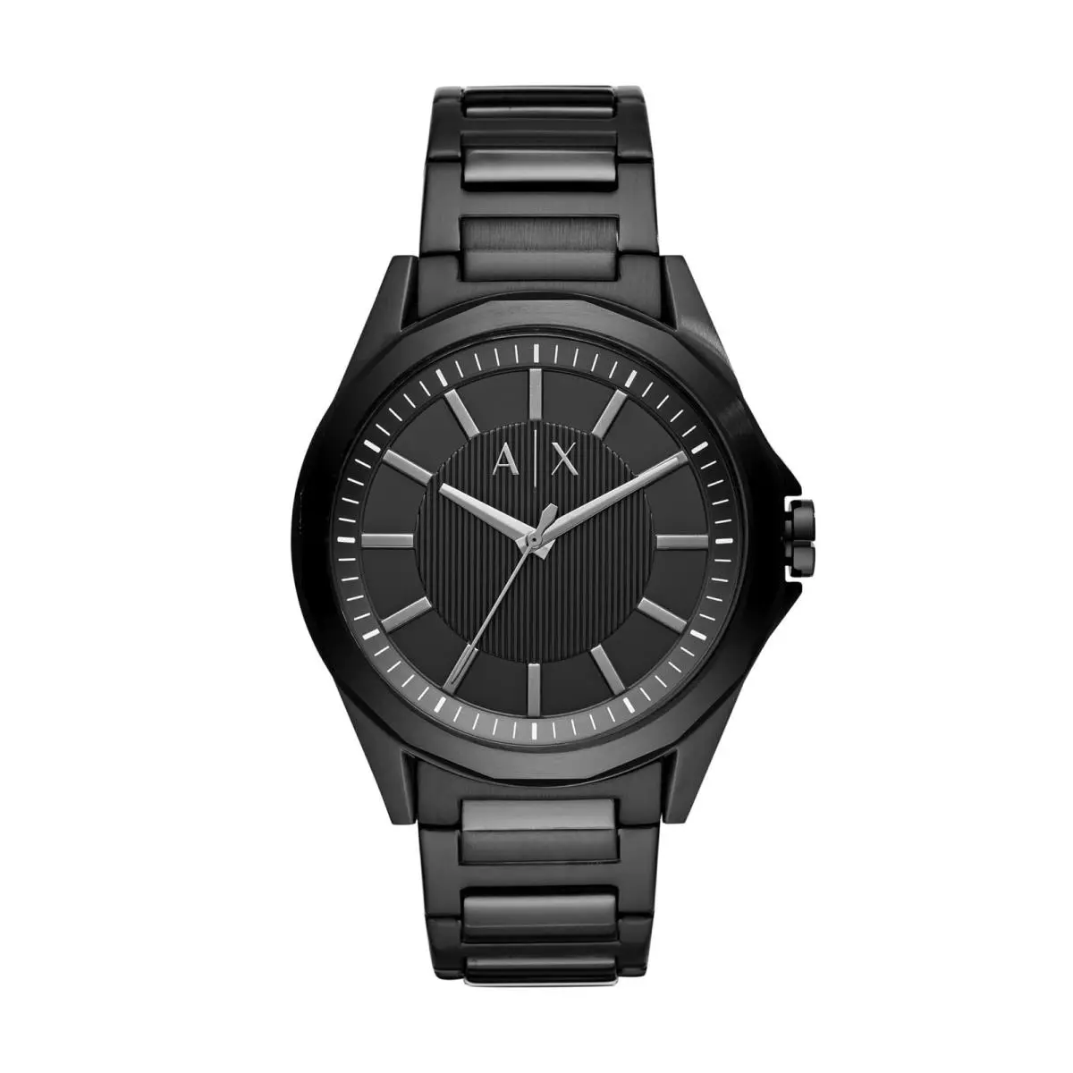 Armani Exchange AX2620 Black Dial Stainless Steel Bracelet 44MM Mens Watch - Black