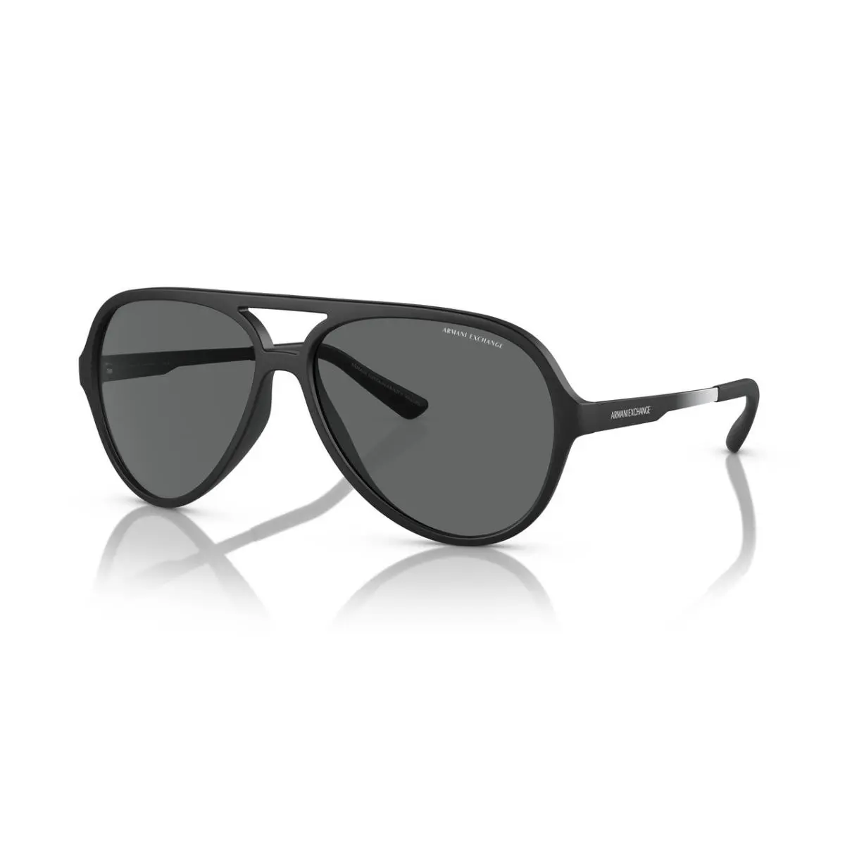 Man Sunglasses AX4133S 60mm Matte Black -dark Grey Lens by Armani Exchange