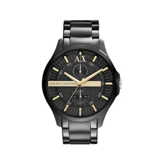 Smart Ion Black Gold Accents 46MM AX2121 AX by Armani Exchange
