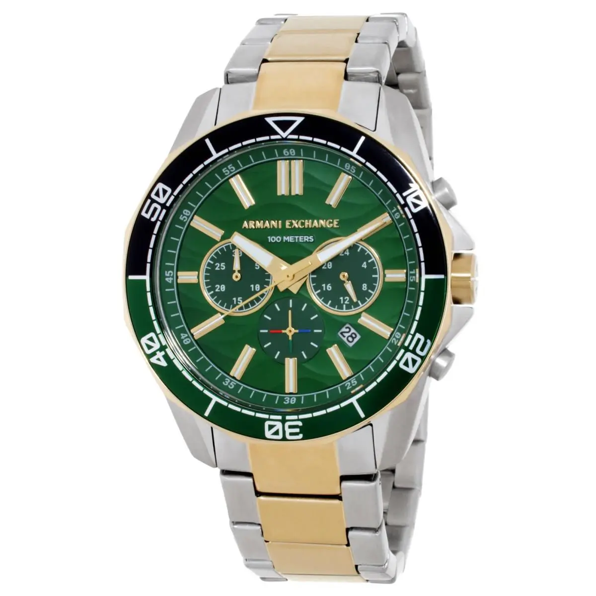 Spencer Chronograph Quartz Green Dial Men`s Watch AX1966 by Armani Exchange