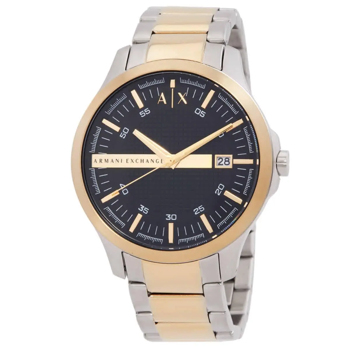 Hampton Quartz Black Dial Men`s Watch AX2453 by Armani Exchange
